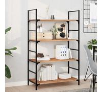 Floating Shelves Wall Storage Shelf 4pcs Untreated Solid Wood Acacia vidaXL