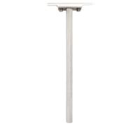vidaxl Invisible Floating Shelf Brackets - 12pcs - Carbon Steel - Silver - Ideal for Home/Office/Cafe - D12xL200 mm - Hold up to 30kg/Pair
