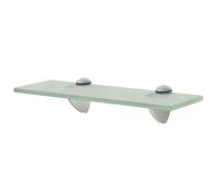 vidaXL Floating Shelf Glass 30x10cm Sheet Plate Storage Room Shelving Display