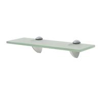 vidaXL Floating Shelf Glass 30x10cm Sheet Plate Storage Room Shelving Display