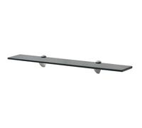 Vidaxl Floating Shelf Glass 70X20 Cm 8 Mm, Black