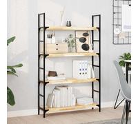 Floating Shelves 2 pcs 100x20x4 cm Untreated Solid Wood Acacia