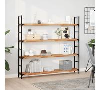 vidaXL Floating Shelves 2 pcs 140x20x4 cm Oil Finished Solid Wood Acacia