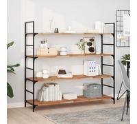 vidaXL Floating Shelves 2 pcs 160x40x2 cm Oil Finished Solid Wood Acacia