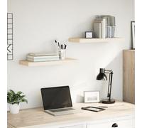 Vidaxl Floating Shelves 2 Pcs 60X23.5X4 Cm Engineered Wood
