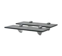 vidaXL Floating Shelves 2 pcs Glass 30x20 cm 8 mm