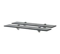 vidaXL Floating Shelves 2 pcs Glass 60x10 cm 8 mm