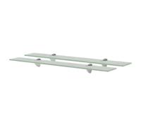 Vidaxl Floating Shelves 2 Pcs Glass 70X20 Cm 8 Mm