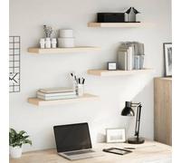 Vidaxl Floating Shelves 4 Pcs 60X23.5X4 Cm Engineered Wood
