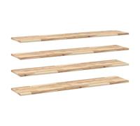 vidaXL Floating Shelves 4 pcs, Wall Shelf for Bedroom Living Room, Storage Shelf