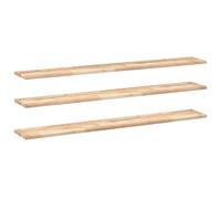 vidaXL Floating Shelves Storage Wall Shelf 3 pcs Untreated Solid Wood Acacia