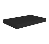 vidaXL Floating Wall Shelf Black 40x23x3.8 cm MDF Display Book Hanging Rack