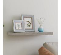 Vidaxl Floating Wall Shelf Concrete Grey 60X23.5X3.8 Cm Mdf