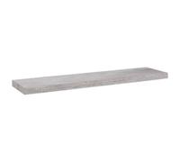 Vidaxl Floating Wall Shelf Concrete Grey 90X23.5X3.8 Cm Mdf