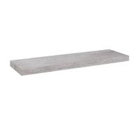 vidaXL Floating Wall Shelf Concrete Grey MDF Wall Ledge Hanging Shelf CD Rack