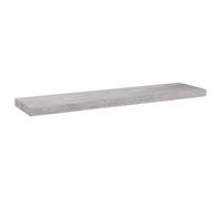 vidaXL Floating Wall Shelf Concrete Grey MDF Wall Ledge Hanging Shelf CD Rack