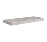 vidaXL Floating Wall Shelf Concrete Grey MDF Wall Ledge Hanging Shelf CD Rack