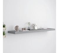 Vidaxl Floating Wall Shelf Grey 120X23.5X3.8 Cm Mdf
