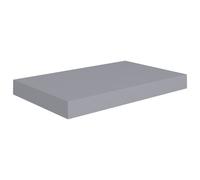vidaXL Floating Wall Shelf Grey 40x23x3.8 cm MDF Display Book Hanging Rack
