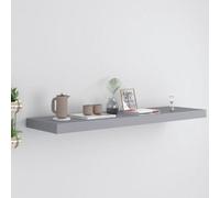 Vidaxl Floating Wall Shelf Grey 90X23.5X3.8 Cm Mdf