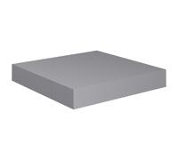 vidaXL Floating Wall Shelf Grey MDF Bookcase Display Storage Home Living Room