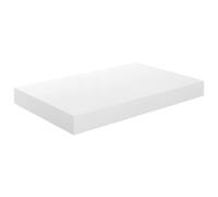vidaXL Floating Wall Shelf High Gloss White 40x23x3.8 cm MDF Bookcase Display