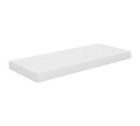 vidaXL Floating Wall Shelf High Gloss White 60x23.5x3.8 cm MDF Home Bookcase