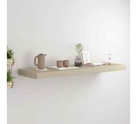 vidaXL Floating Wall Shelf Oak 80x23.5x3.8 cm MDF UK HOT