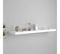 Vidaxl Floating Wall Shelf White 120X23.5X3.8 Cm Mdf