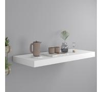 Vidaxl Floating Wall Shelf White 60X23.5X3.8 Cm Mdf