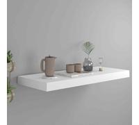 vidaXL Floating Wall Shelf White 60x23.5x3.8 cm MDF UK HOT