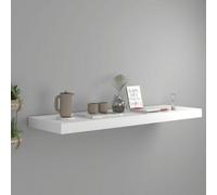 Vidaxl Floating Wall Shelf White 80X23.5X3.8 Cm Mdf