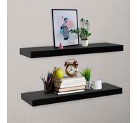 Floating Wall Shelves Hanging Wall Mounted Storage Display Racks 2 pcs vidaXL