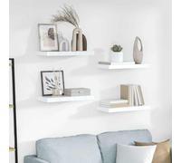 Floating Wall Shelves Bookcase Storage Rack Display Hanging Shelf MDF vidaXL