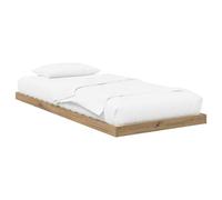 vidaXL Floor Bed Frame Artisan Oak 75 x 190 cm Engineered Wood, Elegant, Rectangular Bed Frame, Durable Engineered Wood, Modern Design, Space-Saving Furniture, Versatile Bedroom Setup