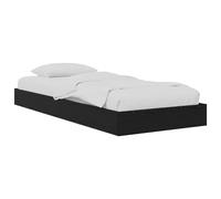 vidaXL Floor Bed Frame Black Oak 80 x 200 cm Engineered Wood