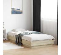 vidaXL Floor Bed Frame Sonoma Oak 80 x 200 cm Engineered Wood