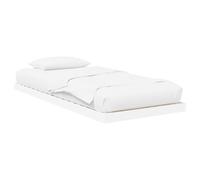 vidaXL Floor Bed Frame White 71.5 x 190 cm Engineered Wood