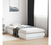vidaXL Floor Bed Frame White 80 x 200 cm Engineered Wood