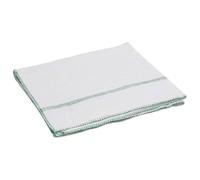 vidaXL Floor Cloths Pack of 5, Scouring Cloths White with Green Stripes, Scouring Cloths Excellent Absorbency, Cleaning Cloths, Wipes, 50 x 60 cm
