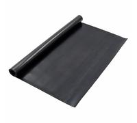 vidaXL Floor Mat Black 1.2 x 2 m Rubber, Garden Mat, Rectangular, Modern Design, Durable Rubber, Easy To Clean, Weatherproof Entrance, Non-Slip Outdoor Flooring