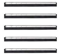 vidaXL Floor Squeegee Heads Floor Squeegee Wiper Head 5 pcs Steel and Rubber