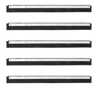 vidaXL Floor Squeegee Heads Floor Squeegee Wiper Head 5 pcs Steel and Rubber