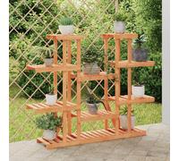 vidaXL Flower Stand 110x25x110.5 cm Solid Wood Fir UK HOT
