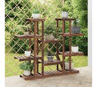 vidaXL Flower Stand 110x25x110.5 cm Solid Wood Fir