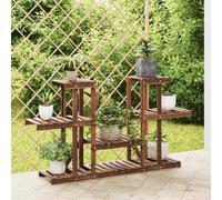 vidaXL Flower Stand 110x25x73 cm Solid Wood Fir UK HOT