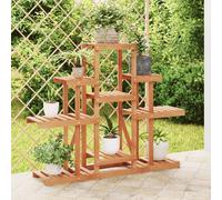 vidaXL Flower Stand 110x25x96 cm Solid Wood Fir UK HOT