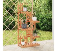 vidaXL Flower Stand 60x25x130 cm Solid Wood Fir