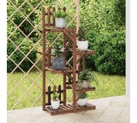 vidaXL Flower Stand 60x25x130 cm Solid Wood Fir UK GF0