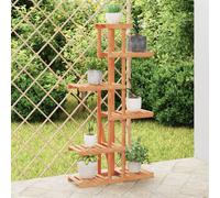vidaXL Flower Stand 75x25x140.5 cm Solid Wood Fir UK HOT